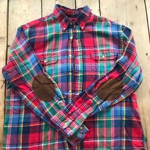 Polo RL | Colorful Plaid | Leather Elbow Patches